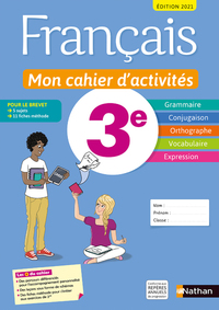 Français 3e, Mon cahier d'activités