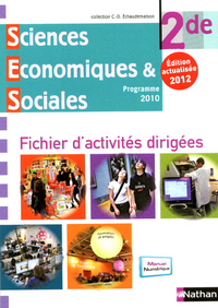 Sciences Economiques et Sociales 2de, Cahier d'activités élève actualisé