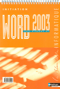 INITIATION WORD 2003 LUTRIN ELEVE 2005