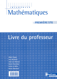 Mathématiques - Intervalle  1re STG, Livre du professeur