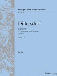 KONTRABASSKONZERT E-DUR KREBS 172