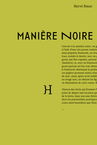 MANIERE NOIRE