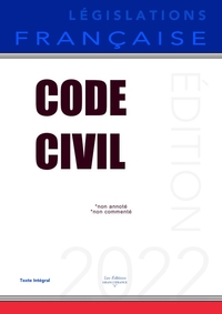 CODE CIVIL - NON ANNOTE