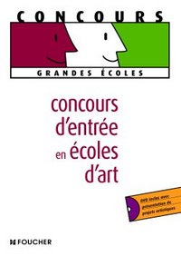 CONCOURS D'ENTREE EN ECOLE D'ART