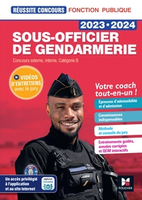 REUSSITE CONCOURS - SOUS-OFFICIER DE GENDARMERIE - 2023-2024- PREPARATION COMPLETE