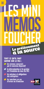 Les mini memos Foucher -  Prélèvement à la source