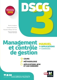 DSCG 3 - MANAGEMENT ET CONTROLE DE GESTION - MANUEL ET APPLICATIONS
