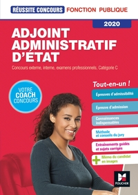 Réussite Concours - Adjoint Administratif d'Etat - Catégorie C -  2020 - Préparation complète