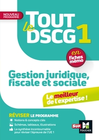 TOUT LE DSCG 1 - GESTION JURIDIQUE FISCALE ET SOCIALE - 3E EDITION - REVISION ET ENTRAINEMENT