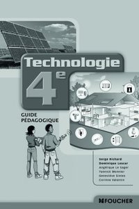 Technologie 4e, Livre du professeur