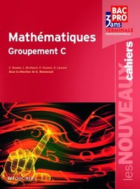 Mathématiques - Les nouveaux cahiers Tle Bac Pro, Pochette de l'élève