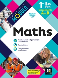 Mathématiques - Modulo 1re Bac Pro, Groupements A et B, Livre de l'élève  