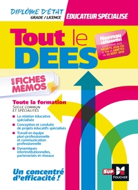 TOUT LE DEES EN FICHES MEMOS - DIPLOME D'ETAT EDUCATEUR SPECIALISE - REVISION