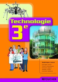 Technologie 3e, Livre de l'élève