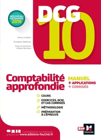 DCG 10 - Comptabilité approfondie -Manuel et applications