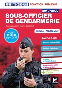 REUSSITE CONCOURS - SOUS-OFFICIER DE GENDARMERIE - 2019-2020