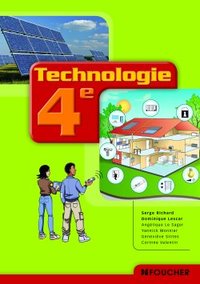 Technologie 4e, Livre de l'élève