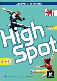 HIGH SPOT TOME UNIQUE 2DE/1RE/TLE BAC PRO - ED. 2017 - CD AUDIO