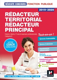 REUSSITE CONCOURS - REDACTEUR TERRITORIAL/REDACTEUR PRINCIPAL - 2019-2020 - PREPARATION COMPLETE