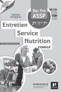 Services à l'usager Nutrition - Réussite ASSP - Bac Pro ASSP, Livre du professeur