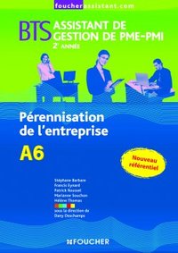 A6 Pérennisation de l'entreprise 2e année BTS