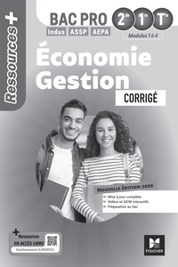 Ressources Plus - Economie-Gestion - 2de 1re Tle Bac Pro - Ed 2026 - Corrigé