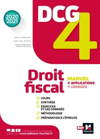 DCG 4 - Droit fiscal - Manuel et applications - Millésime 2020-2021