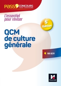 PASS'CONCOURS - QCM DE CULTURE GENERALE - TOUS CONCOURS - ENTRAINEMENT ET REVISION