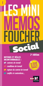 Les mini memos Foucher -  Social - 2e édition - Révision