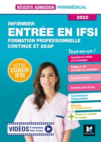 Réussite Admission - Infirmier - Entrée en IFSI - Formation professionnelle continue + AS/AP 2022