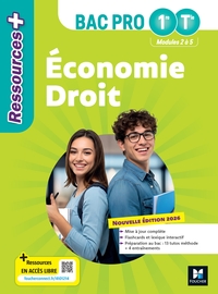 RESSOURCES PLUS - ECONOMIE-DROIT - 1RE-TLE BAC PRO - ED. 2026 - LIVRE ELEVE