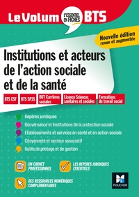 Le Volum' BTS - Institutions et acteurs de l'action sociale et de la santé - Révision