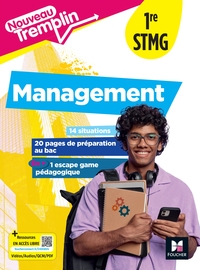 Nouveau Tremplin - Management - 1re STMG - Éd. 2025 - Livre élève