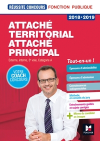 REUSSITE CONCOURS - ATTACHE TERRITORIAL, ATTACHE PRINCIPAL CAT. A - 2018-2019 - PREPARATION COMPLETE