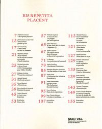 Bis repetita placent