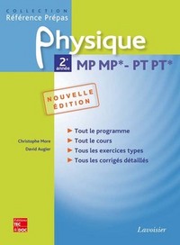 PHYSIQUE, 2E ANNEE MP, MP*, PT, PT*