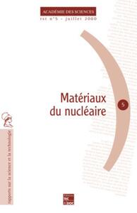 Matériaux du nucléaire (rapport sur la science et la technologie)