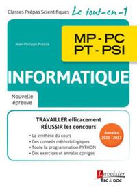 Informatique MP - PC - PT - PSI