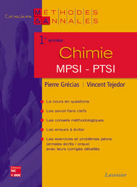 CHIMIE MPSI-PTSI 1RE ANNEE