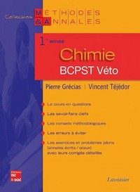 CHIMIE 1RE ANNEE BCPST-VETO