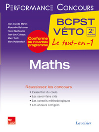 MATHS 2E ANNEE BCPST-VETO (COLLECTION LE TOUT-EN-1)