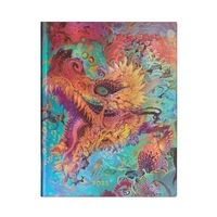 12-Mois Flexis 2025 Dragon Bourdonnant Ultra Un Jour par Page