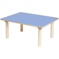 Table rectangle - bleue