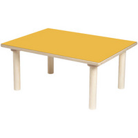 Table rectangle - orange