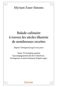 Balade culinaire à travers les siècles, illustrée de nombreuses recettes - Tome 6