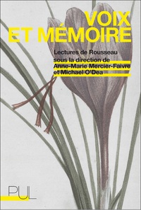 Voix et mémoire, lectures de Rousseau