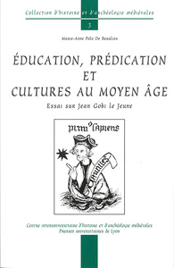 Éducation, prédication et cultures au Moyen Âge