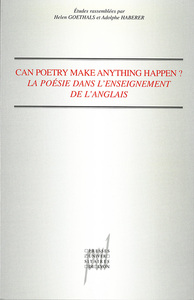 Can poetry make anything happen?