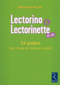 LECTORINO LECTORINETTE CE1-CE2 - 24 POSTERS POUR L'ETUDE DES TEXTES EN COLLECTIF