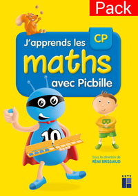 J'apprends les maths avec Picbille CP, Pack de 10 Fichiers de l'élève + Mémos